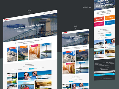 Responsive Travel site.