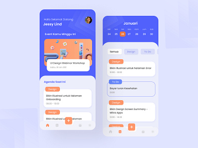 My Schedule Mobile App figma mobile app mobile app design schedule schedule app todo app ui uidesign