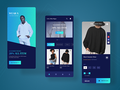 Wearx - The Clothing Brand App