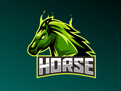HORSE ESPORT animal branding character design esport gaming graphic design horse illustration logo vector