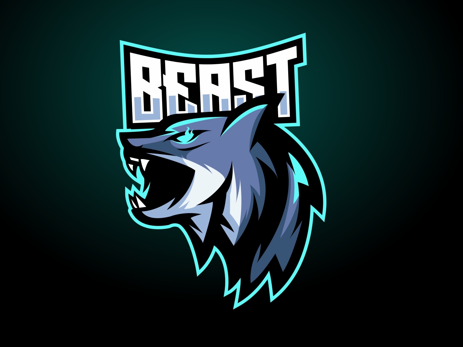 WOLF ESPORT MASCOT by LOGTURNAL on Dribbble