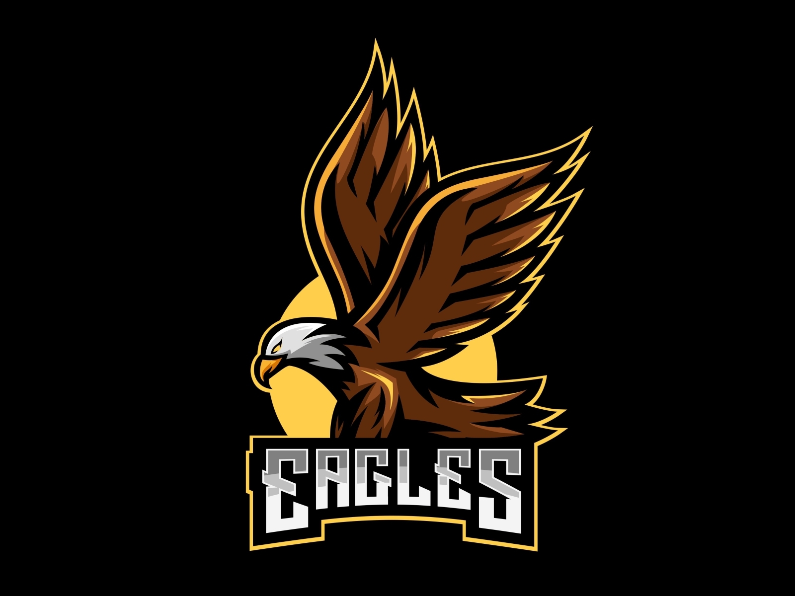 EAGLE ESPORT GAMING LOGO by LOGTURNAL on Dribbble