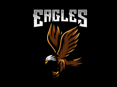eagle mascot logo design branding character design eagle esport graphic design illustration jungle logo vector wild