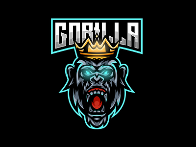 Gorilla esport mascot beast branding character design esport gorilla graphic design illustration jungle logo mascot monkey vector wild