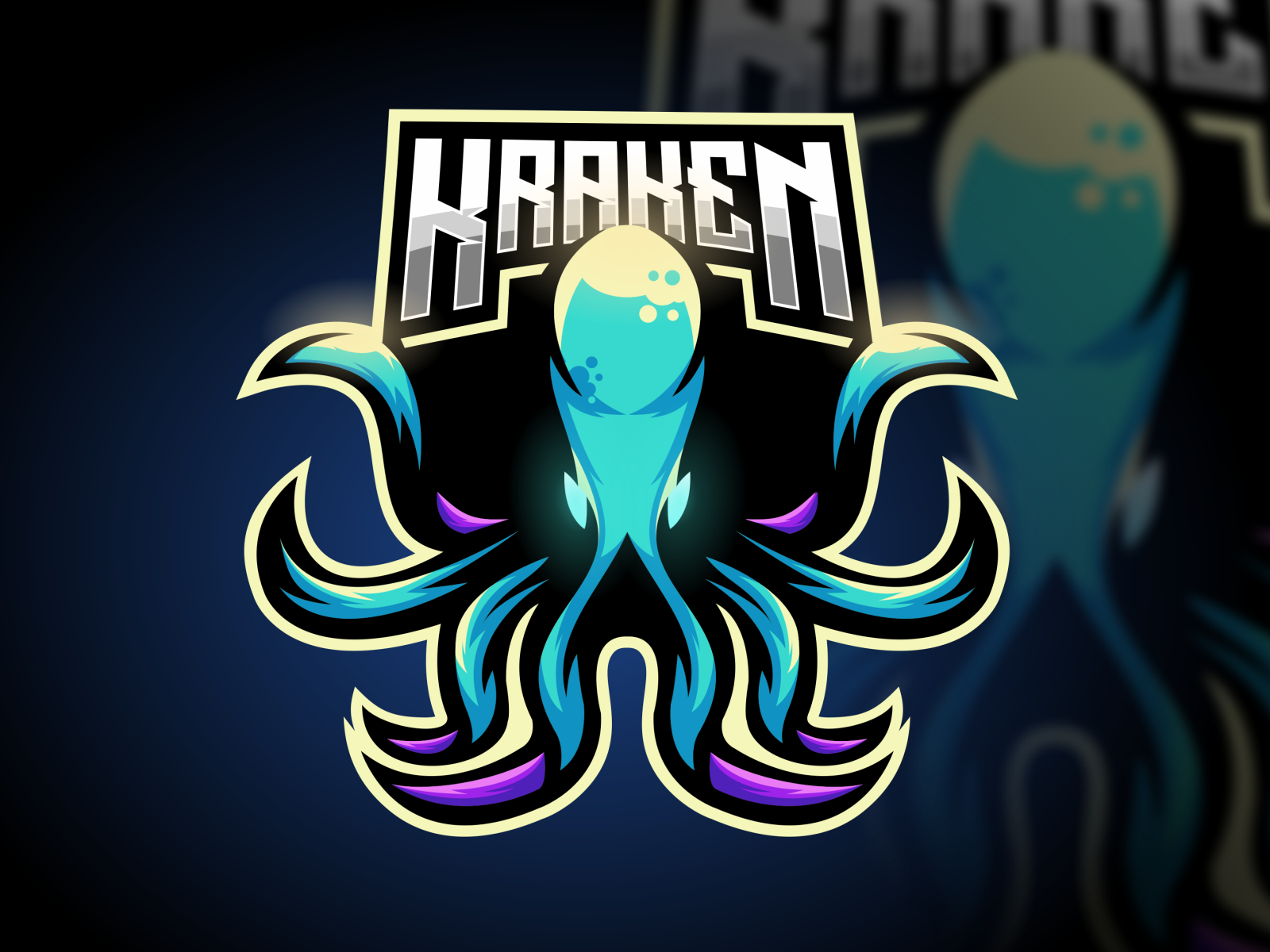 Kraken esport mascot design by YOURLIFE_LOGO on Dribbble