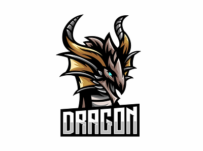 Dragon mascot esport branding character design dragon esport fire gamer gaming graphic design hydra illustration jungle logo mascot vector