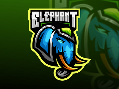 ELEPHANT ESPORT MASCOT branding character design elephant esport graphic design illustration mascot vector