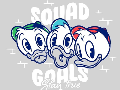 OG Squad cartoon duck illustration