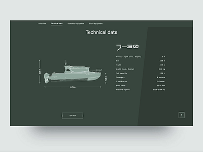 Jaktar Website animation boat flat graphic design illustration interaction tech ui ux vector web