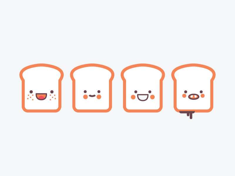 Grilled Cheese by Curtis Canham on Dribbble