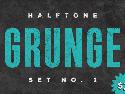 Halftone Grunge Texture Set No.1 creative market grunge halftone texture texture pack textures