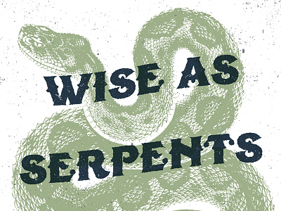 Wise As Serpents...