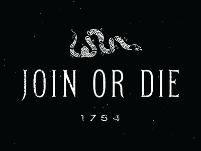 Herschel™: "Join or Die" specimen colonial cow dairy design flared serif font herschel join or die moo ornate tried and true typeface