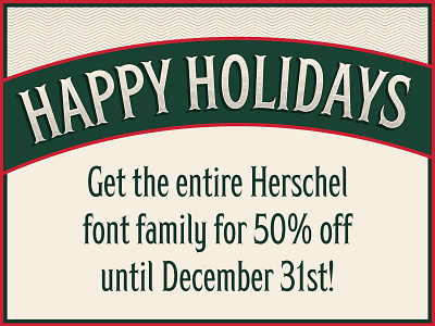 Herschel holiday sale! 1900s font happy holidays herschel merry christmas sale type design victorian vintage
