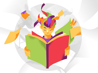 Books Mania by Hurca!™ on Dribbble