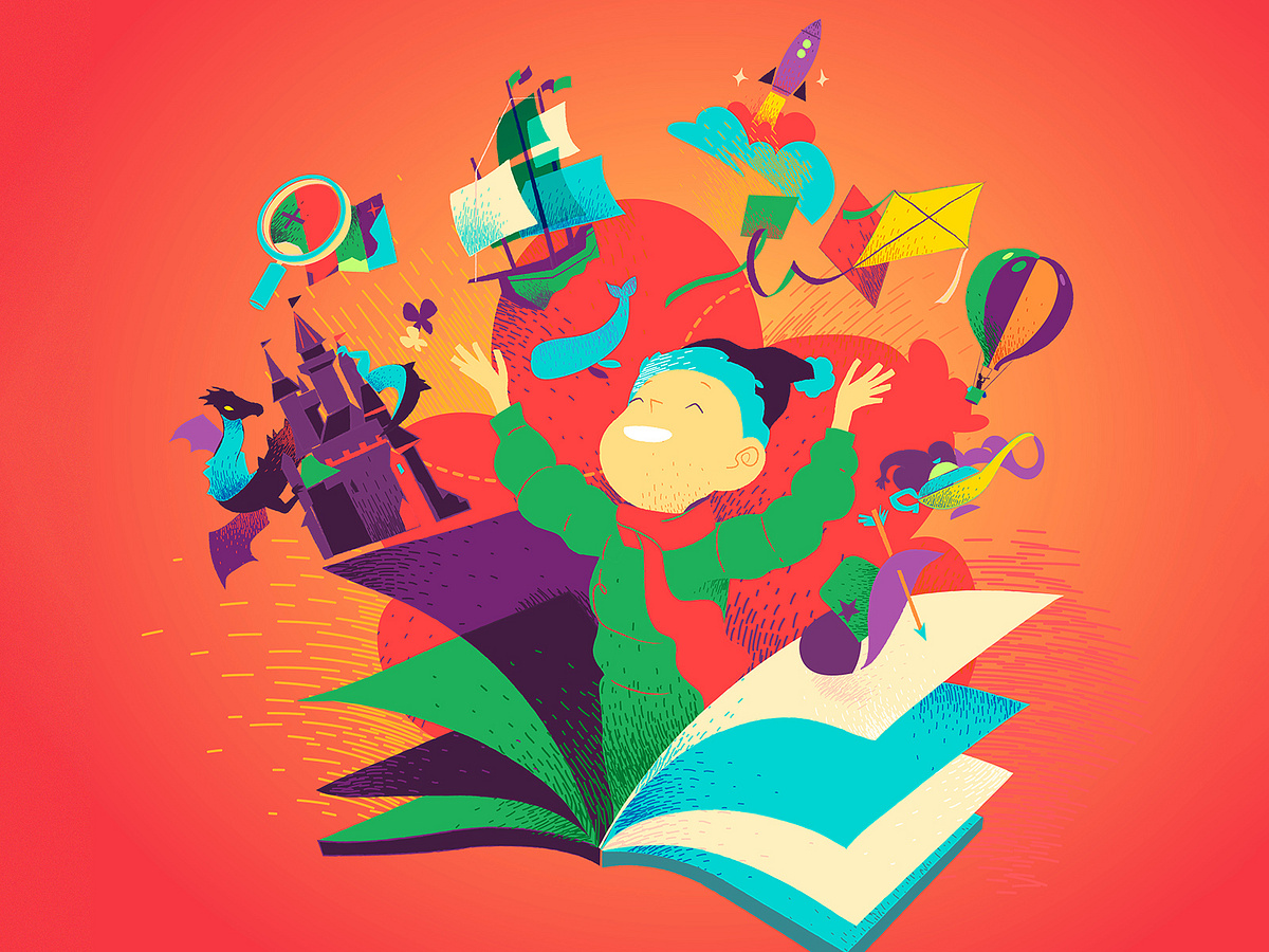 Incredible Stories - Vector Art by Hurca!™ for Hiwow on Dribbble