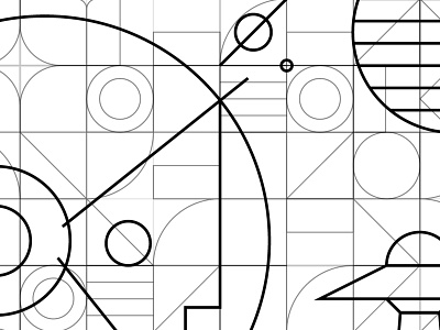 Sneak Peek | Abstract Space abstract astronaut circle grid illustration planet sketch space triangle ufo wip