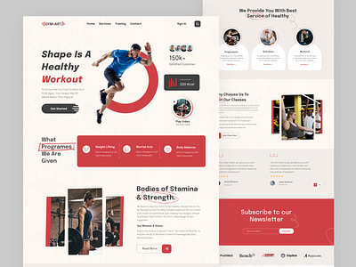 Gym : Fitness Landing Page