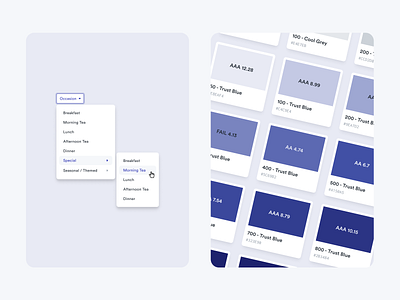 1/4 Rebranding | New design System component design system dropdown rebranding ui