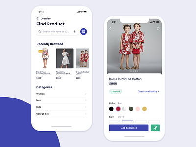 Sales Associates App - Product Details app clean design ios iphonex mobile omnichannel product retailing shop shopping app simple typography ui ux