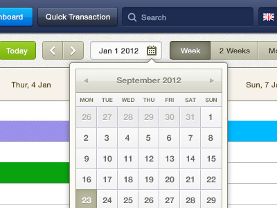 Bananadesk button calendar feedback glyph icon popup timeline todolist ui ux