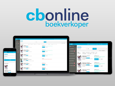 CB Online application design app application book books bookseller booksellers cbonline design dutch ui ux visual