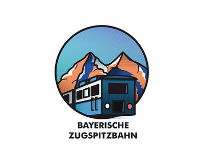 Bayerische Zugspitzbahn 2 bayerische illustration zugspitzbahn