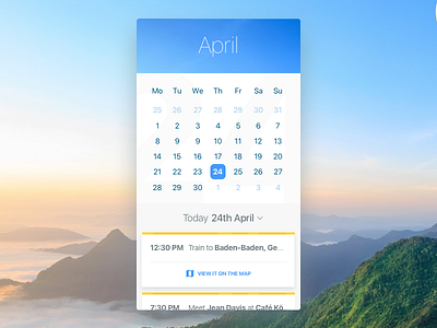 Calendar UI app calendar challenges download free germany nomad screen sketch travel ui