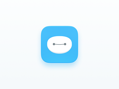 Baymax App icon app baymax challenges clean icon sketch ui