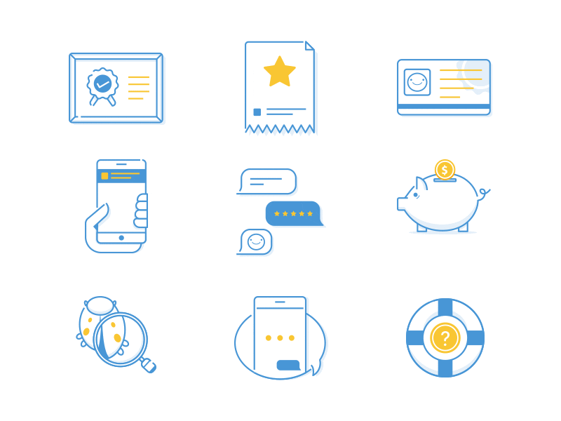 Helpshift Landing Page Icons