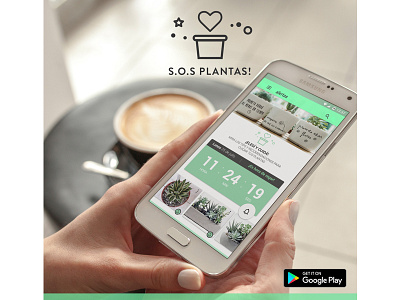 S.O.S Plantas! android app design graphic design uxui