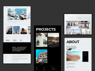 Sibraxis® (N°02) - Layout architect clean design grid industrial layout minimal typography ui ux website whitespace