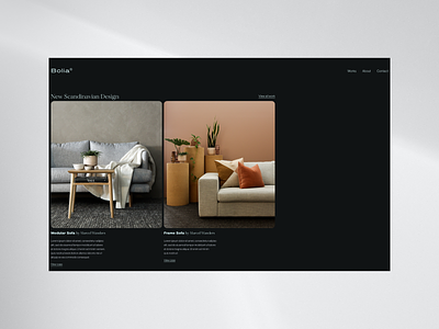 gallery® (N°01) — layout branding ecommerve furniture gallery grid interior layout minimal minimalist responsive typography ui design ux design web website