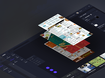 Menu Editor Concept industry app ui ui design ux ux process web
