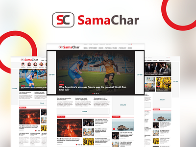 Samachar - News Magazine XD Template article blog blogpost khabar magazine news newspaper post samachar