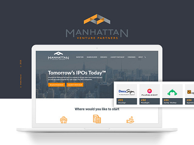 Manhattan Venture Partners case study landing page venture