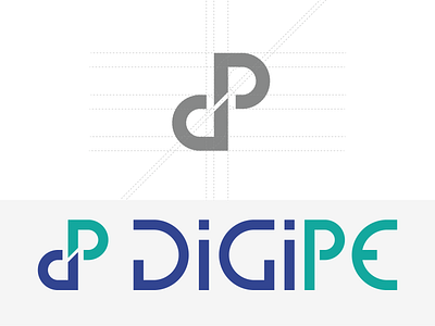 DigiPe logo Design logo logo design logotype