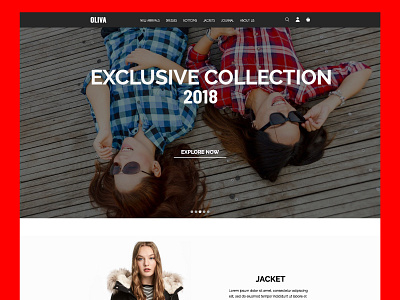 Ecommerce site clean design ecommerce interactive minimalist ui ux visual web