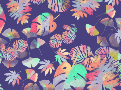 Folium Colorê Pattern by Paula Scarabelot on Dribbble