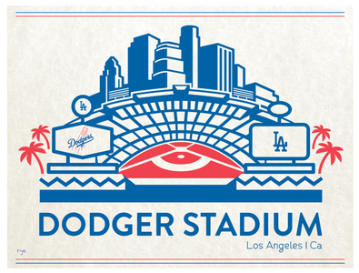 dodger stadium logo