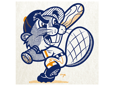 Go Beavers! art branding character art character design design illustration mascot mascot design mascot logo vector