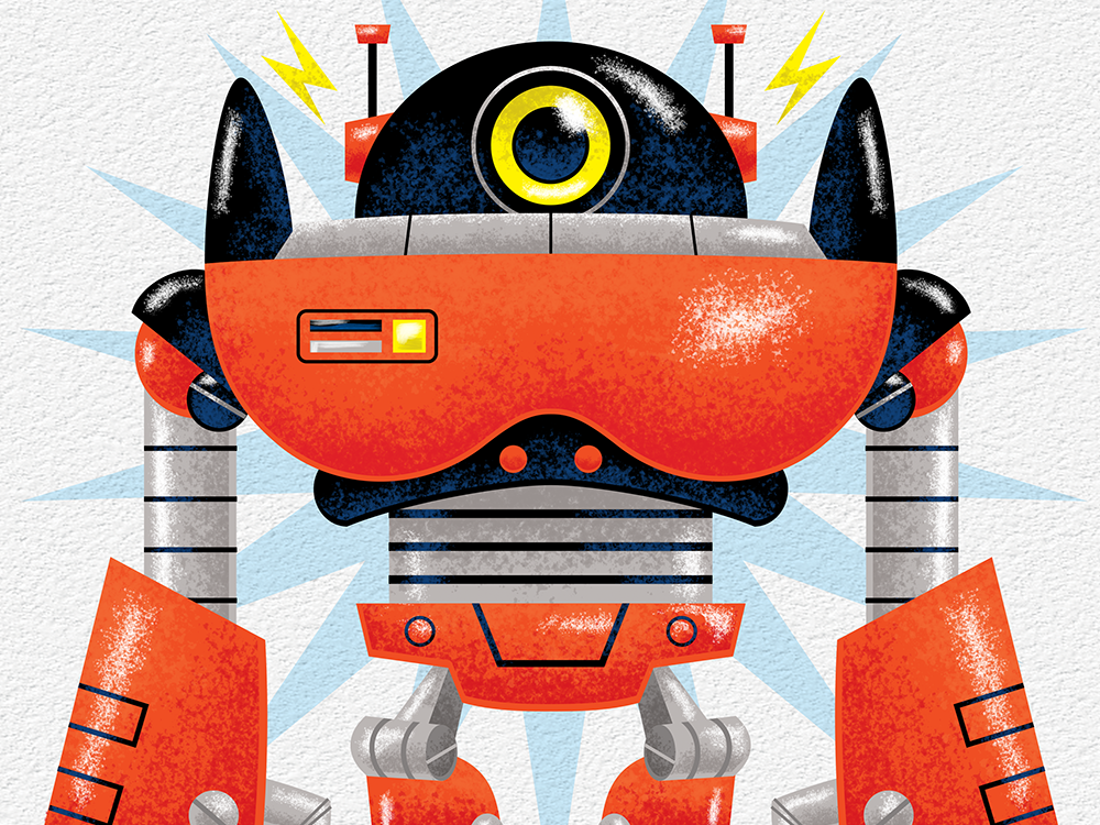 Robot by Ryan Hungerford on Dribbble
