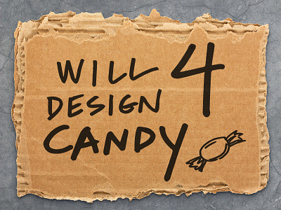 Will Design 4... candy cardboard digital art doodle graphic design hand lettering handwritten sharpie