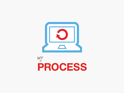 Process assets digital art graphic design icon icons laptop presentation process