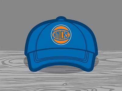 NY Knicks Cap baseball basketball cap fan art knicks new york ny