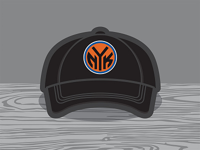 NY Knicks Cap baseball basketball cap fan art knicks new york ny