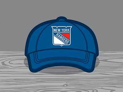 NY Rangers Cap baseball cap fan art hockey new york ny rangers