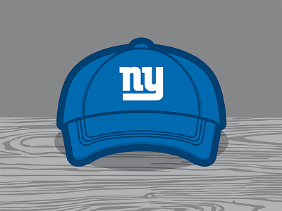 NY Giants Cap baseball cap fan art football giants new york ny