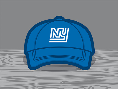 NY Giants Cap (1975) 1975 baseball cap fan art football giants new york ny