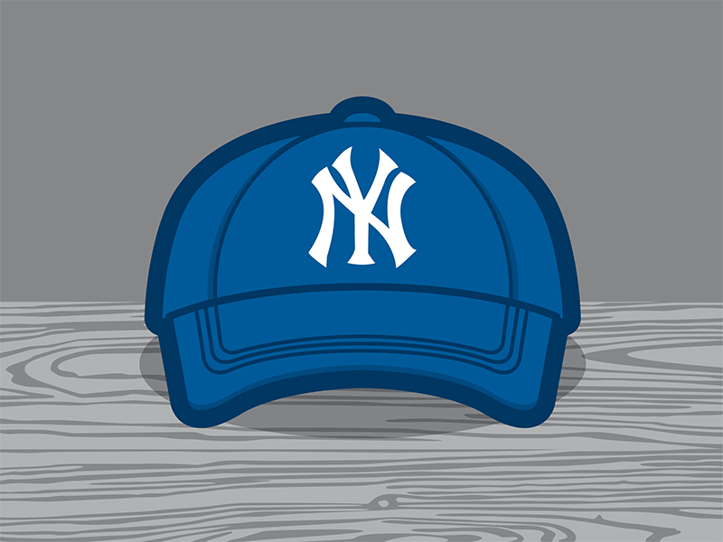 NY Yankees Caps baseball cap fan art new york ny yankees